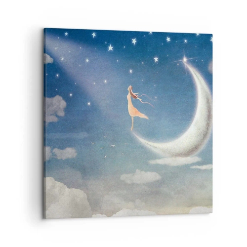 Bild auf Leinwand - Leinwandbild - Blauer Freier - 50x50 cm