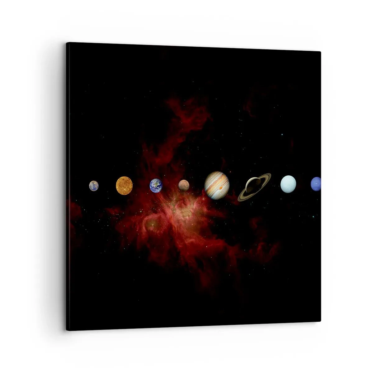 Bild auf Leinwand - Leinwandbild - Unsere Nachbarschaft - 50x50 cm