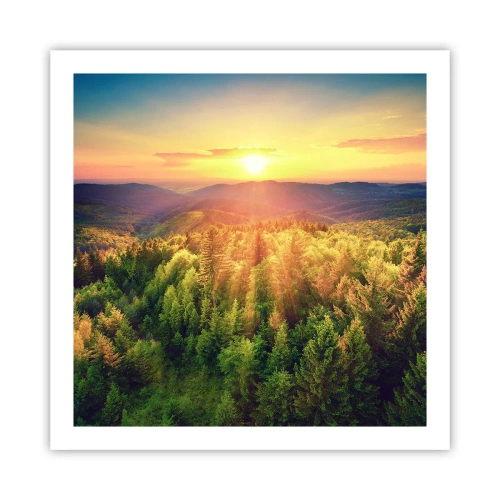 Poster - Scheitelpunkte und Spitzen - 60x60 cm