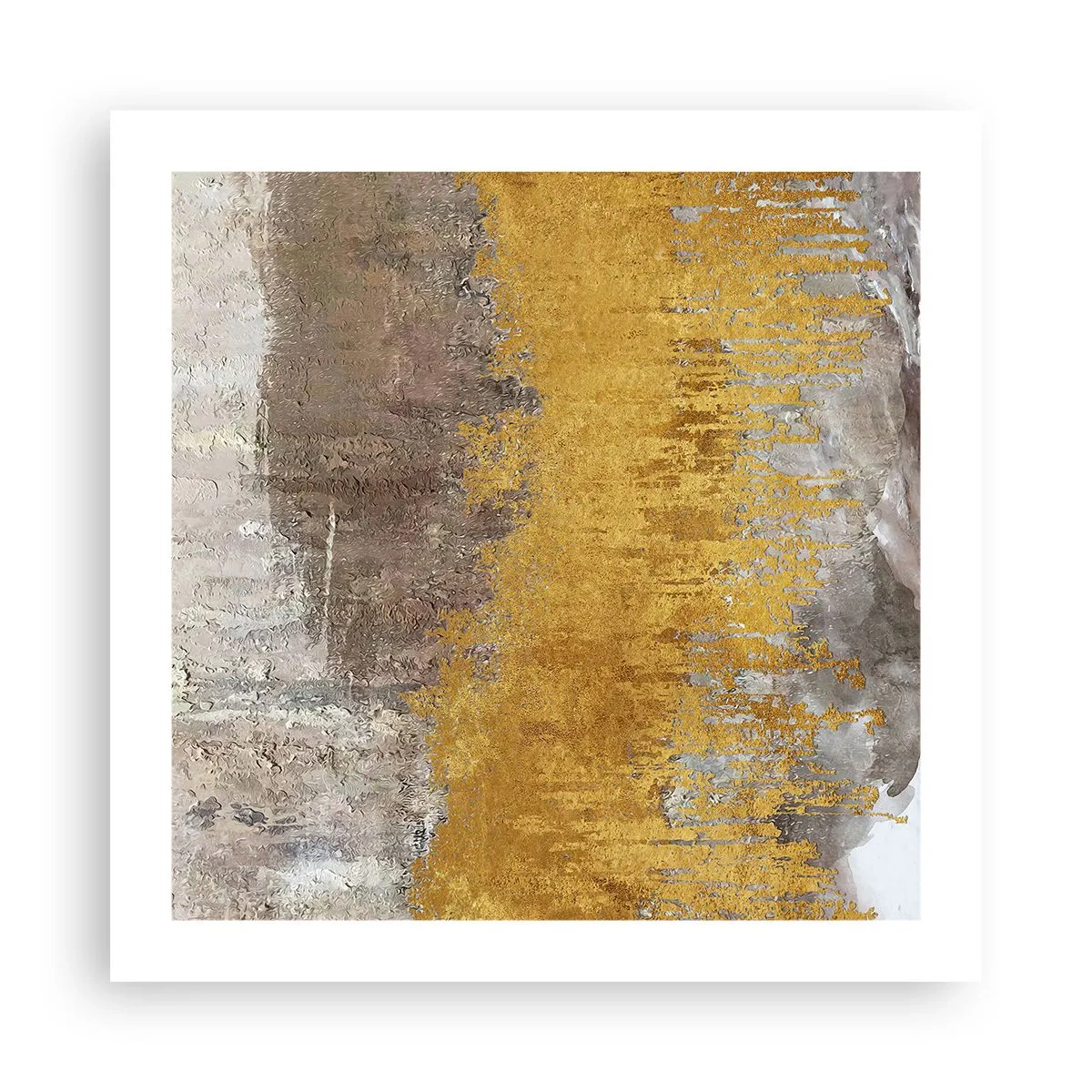 Poster - Goldene Explosion - 50x50 cm