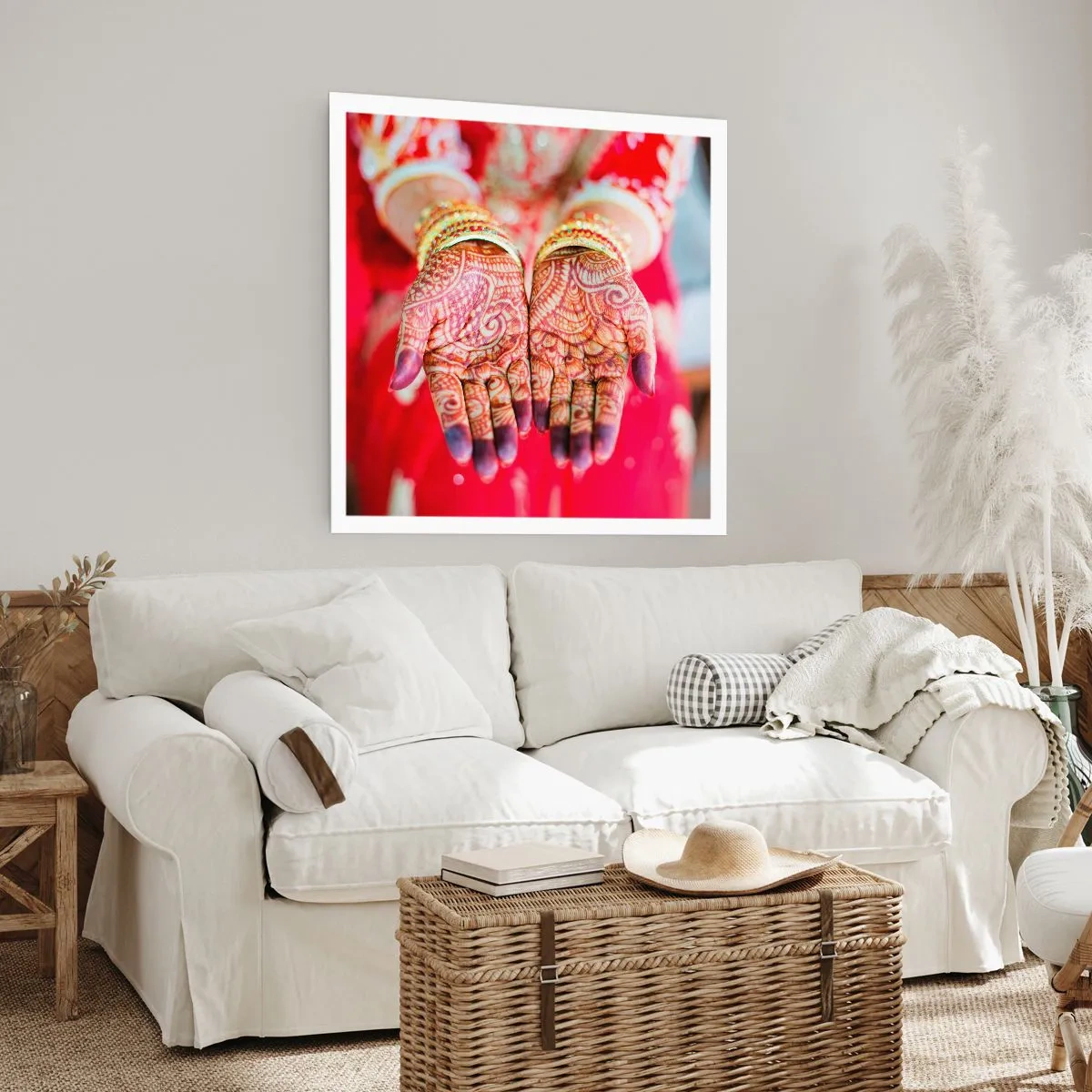 Poster - Bereit, das Glück zu fangen? - 60x60 cm