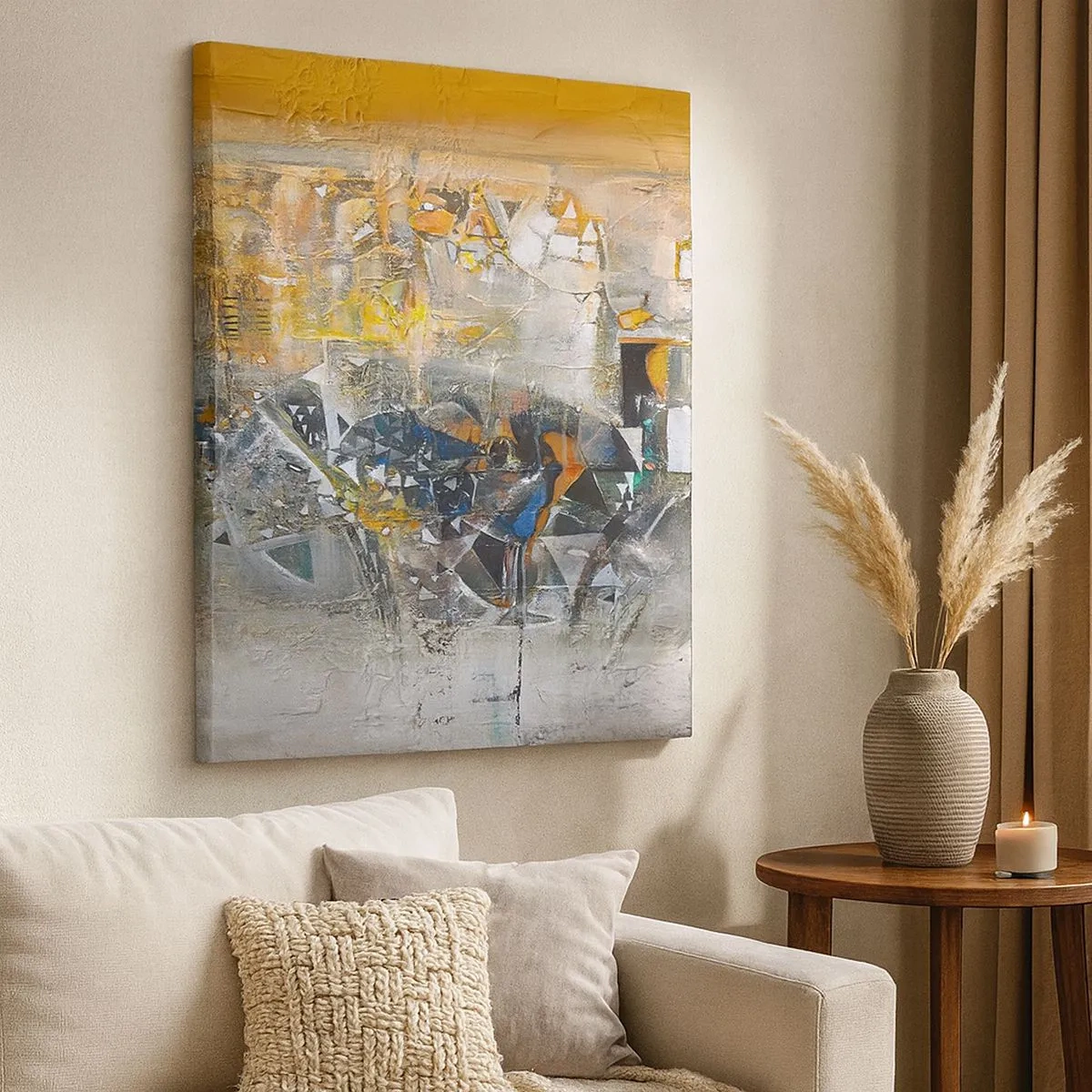 Bild auf Leinwand - Leinwandbild - Alles wird gut - 30x30 cm