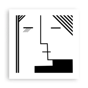 Poster - Einfach ein Kuss - 40x40 cm