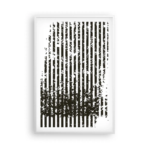 Poster in einem weißen Rahmen - Rhythmus und Rauschen - 61x91 cm