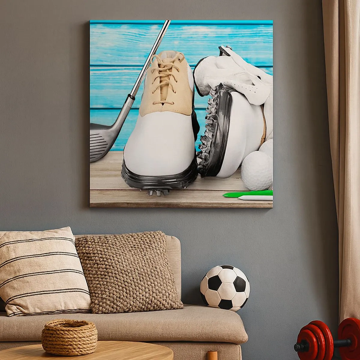 Bild auf Leinwand - Leinwandbild - Alles ist bereit - 30x30 cm