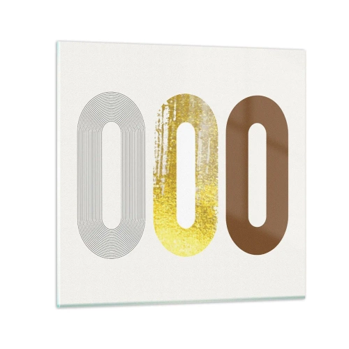 Glasbild - Bild auf glas - Oooh! - 70x70 cm