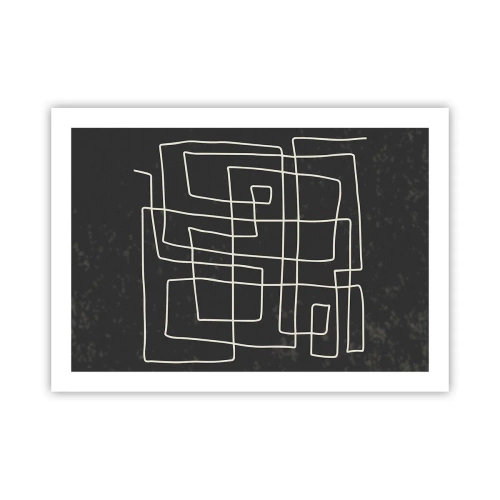 Poster - Nicht so einfach - 70x50 cm