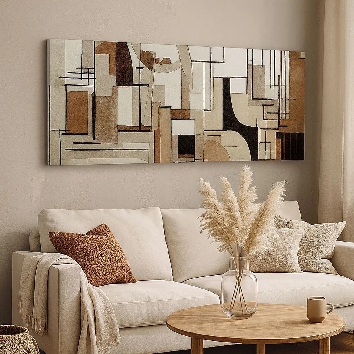 Bild auf Leinwand - Leinwandbild - Stadtbild 2.0 - 100x40 cm