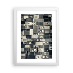Poster in einem weißen Rahmen - Und es ist alles in Ordnung - 30x40 cm