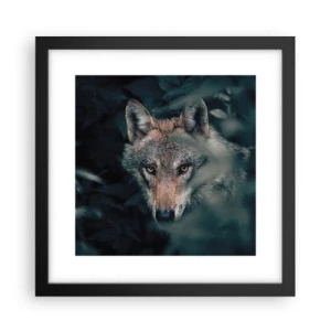 Poster in einem schwarzem Rahmen - Jäger - 30x30 cm