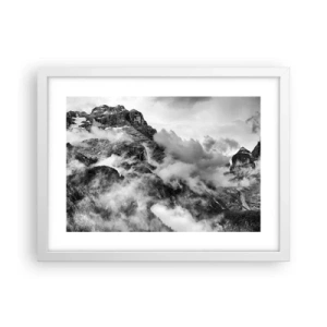 Poster in einem weißen Rahmen - Schön und grausam - 40x30 cm