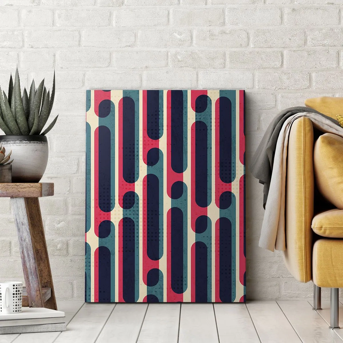 Bild auf Leinwand - Leinwandbild - In die Tiefe und vorwärts - 65x120 cm