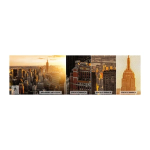 Fototapeten Muster Premium Sand - In der Sonne wachsen - Stadt, New York, Die Architektur - 100x30 cm