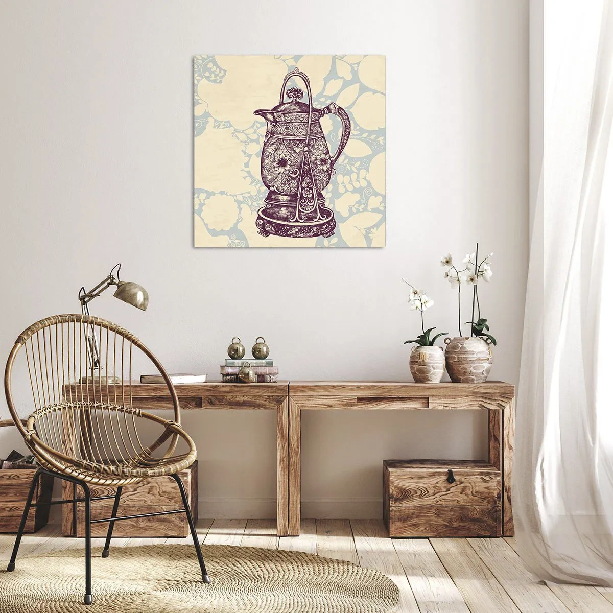 Bild auf Leinwand - Leinwandbild - Schönheit des Alltags - 40x40 cm