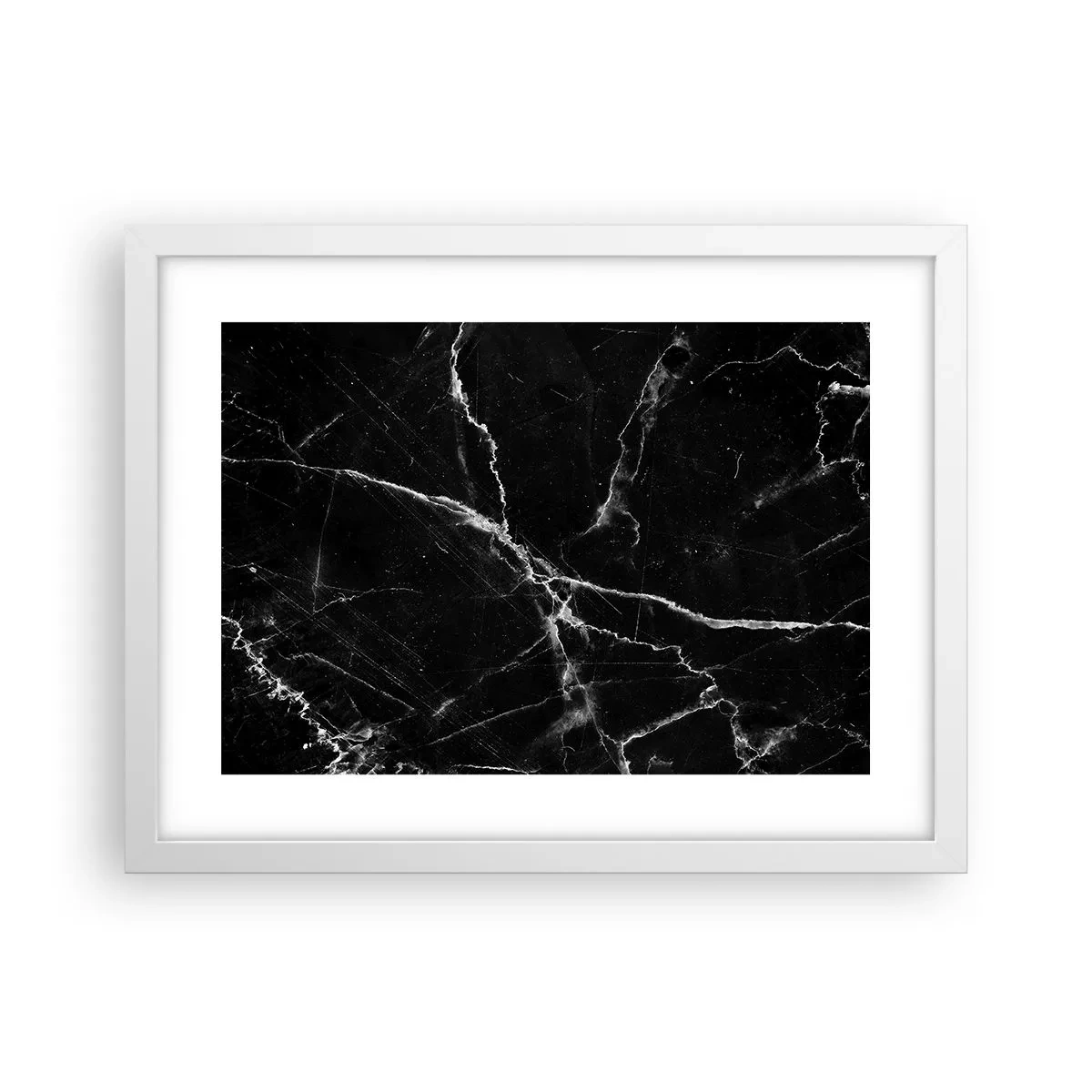 Poster in einem weißen Rahmen - Geheimleben des Steins - 40x30 cm