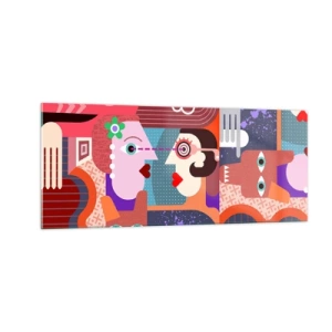 Glasbild - Bild auf glas - Augenhöhe - 100x40 cm