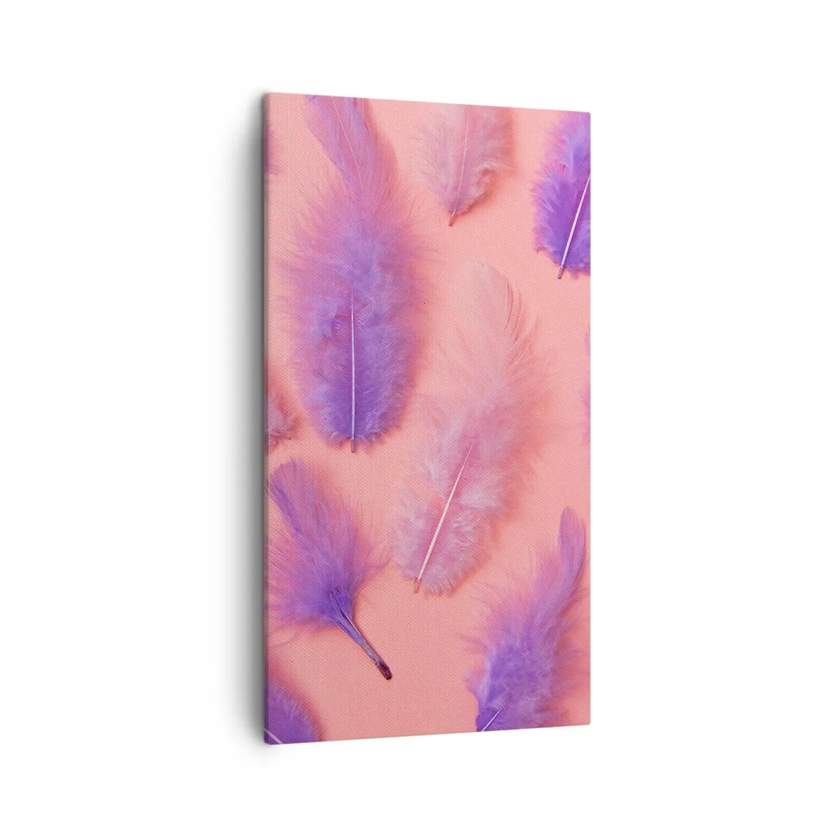 Bild auf Leinwand - Leinwandbild - Lila Vogel der Begierde - 45x80 cm
