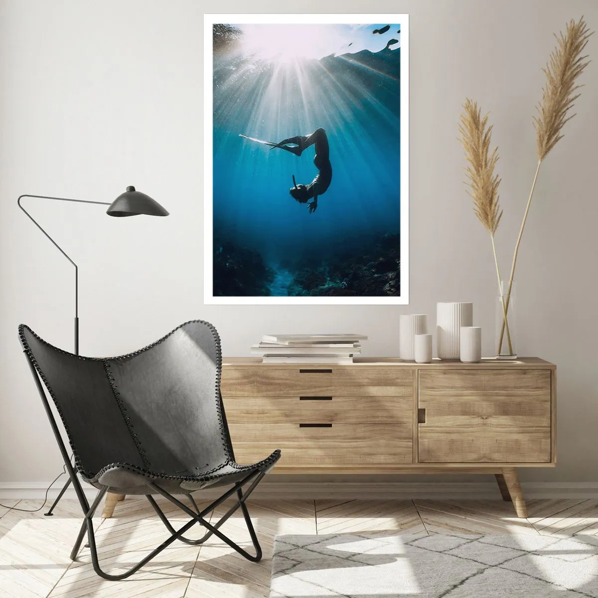 Poster - Tanz unter Wasser - 40x50 cm