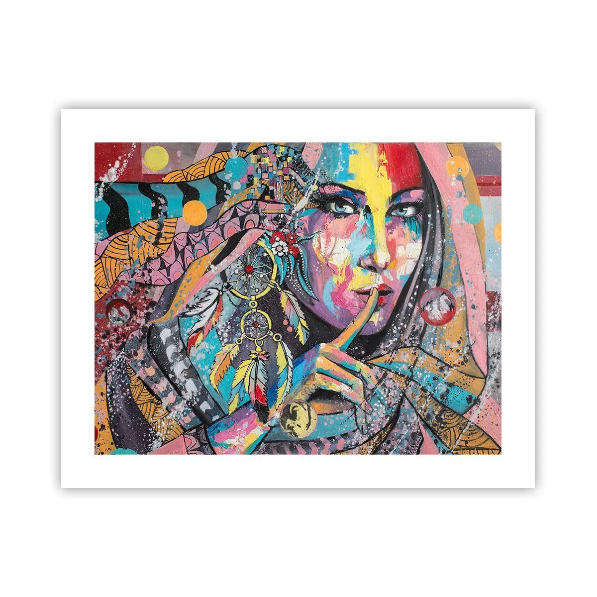 Poster - Sei still, bis du verstehst - 50x40 cm