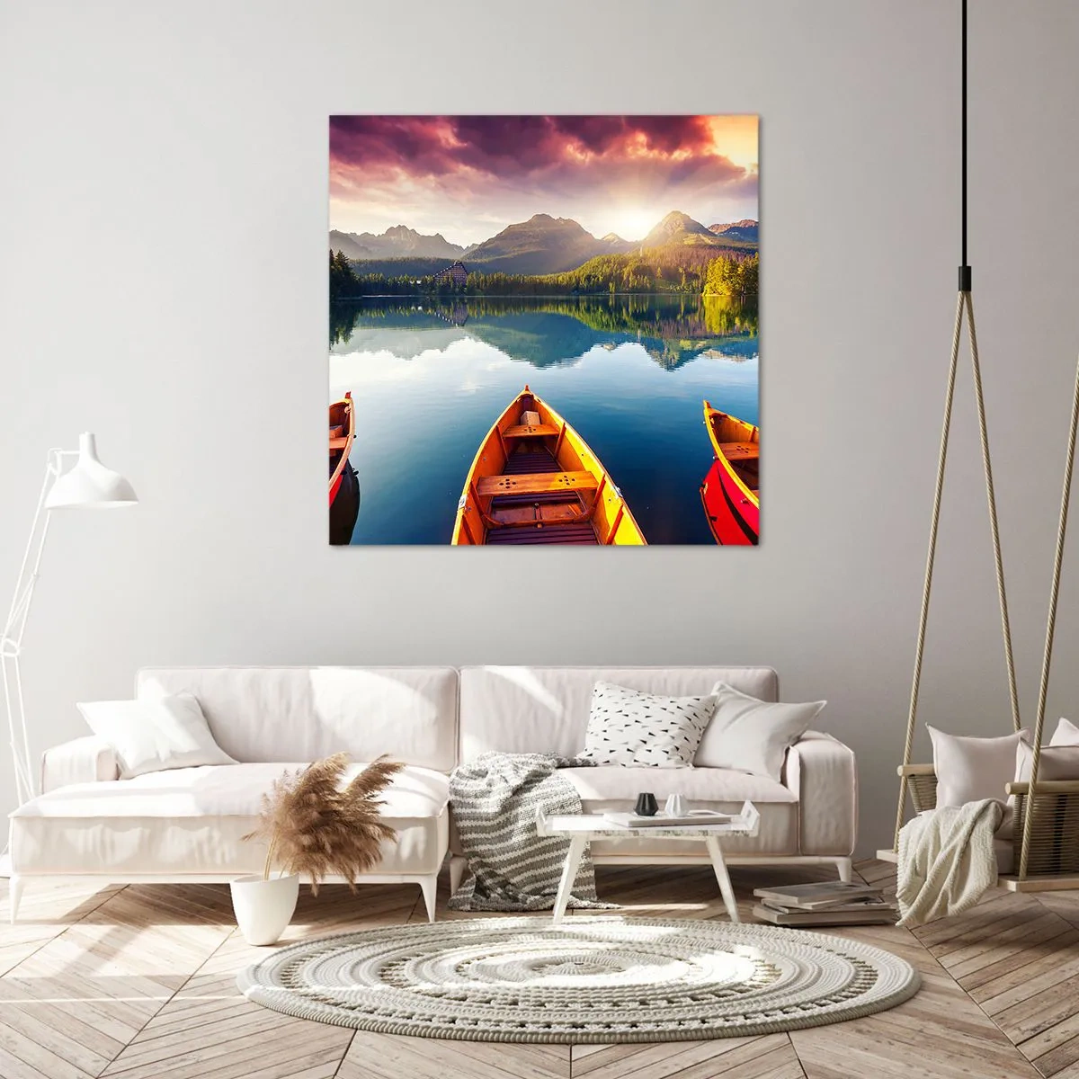 Bild auf Leinwand - Leinwandbild - Nichts gegen die Natur - 70x70 cm