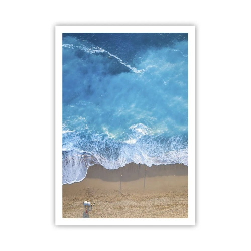 Poster - Die Kraft des Blaus - 70x100 cm