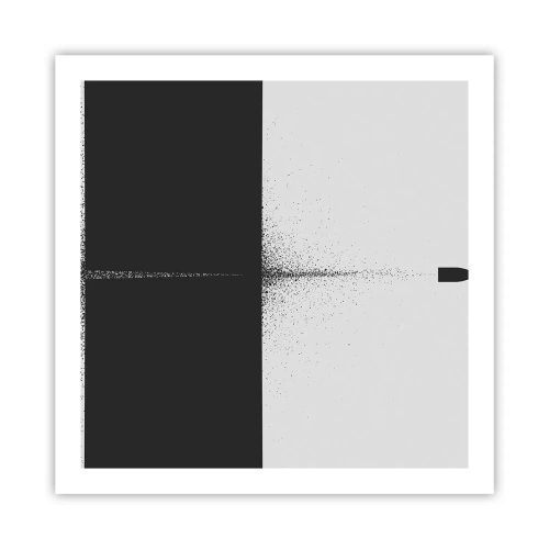 Poster - Direkt zum Ziel - 60x60 cm