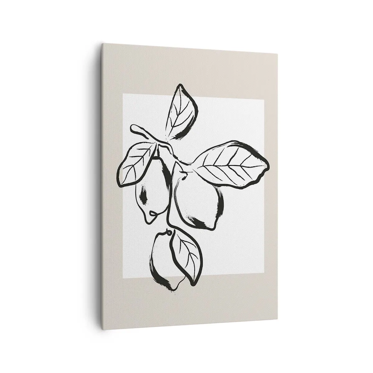 Bild auf Leinwand - Leinwandbild - Dort, wo Zitronen reifen… - 70x100 cm