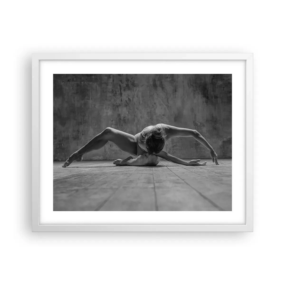 Poster in einem weißen Rahmen - Symmetrie gefunden - 50x40 cm