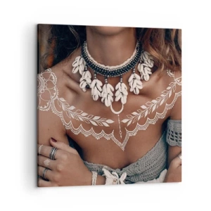 Bild auf Leinwand - Leinwandbild - Talismane, Rituale der Weiblichkeit - 50x50 cm