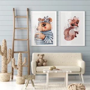 Funny animals - Inspiration für ein Kinderzimmer