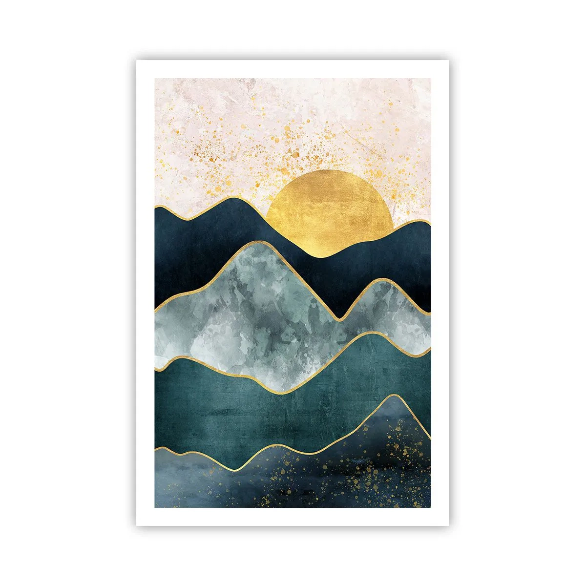 Poster - Hinter den sieben Bergen - 61x91 cm