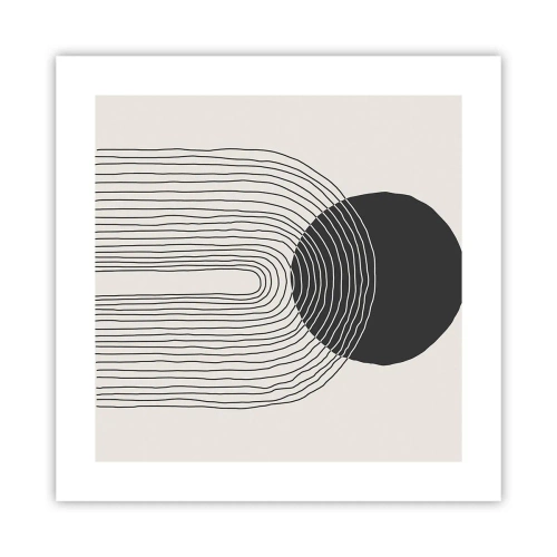 Poster - Zittern und Vertrauen - 40x40 cm