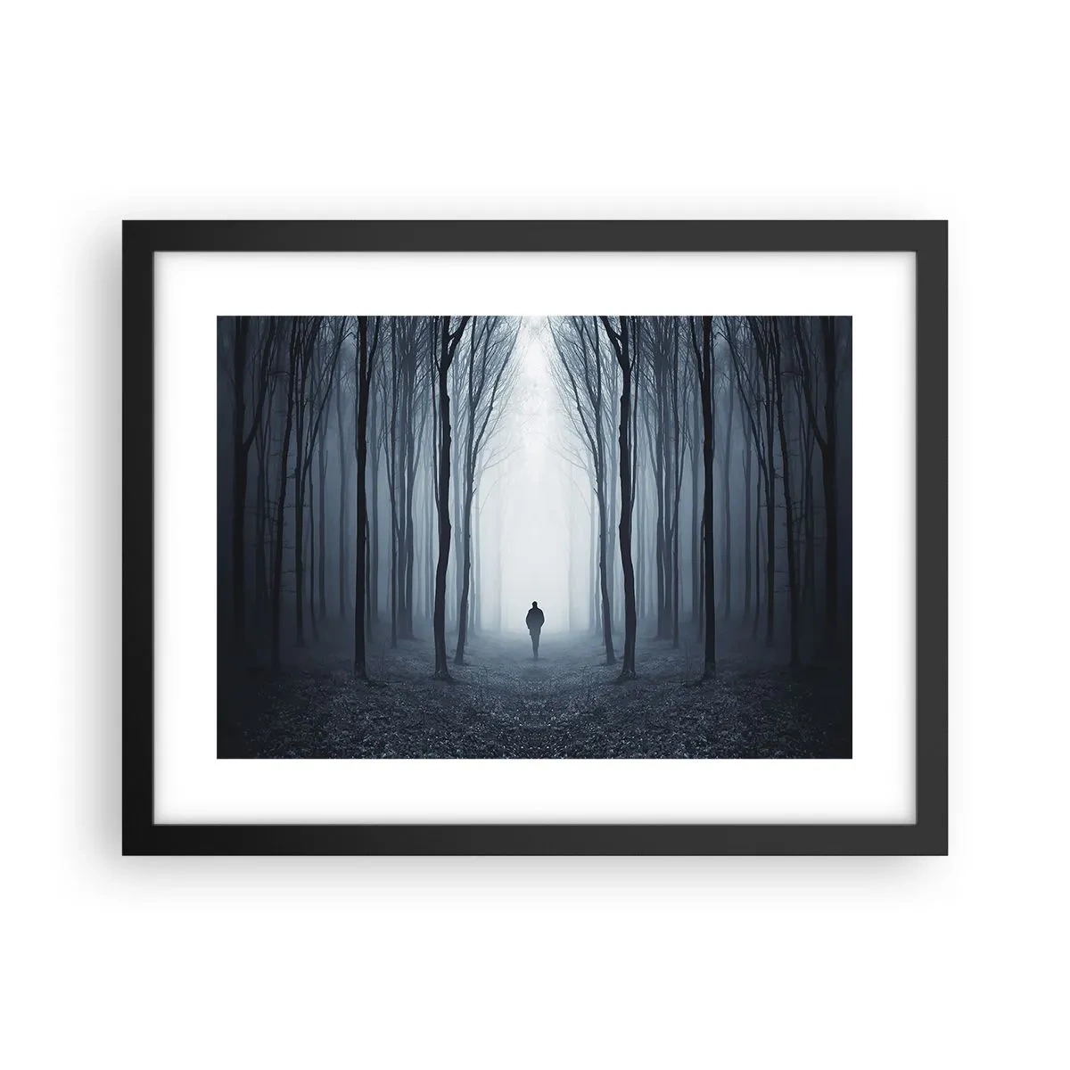 Poster in einem schwarzem Rahmen - Alles einfach und übersichtlich - 40x30 cm