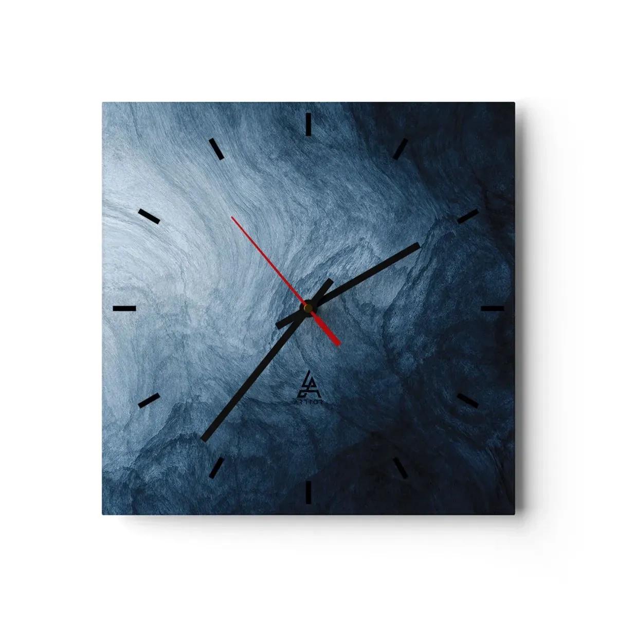 Wanduhr - Glasuhr - Greifen Sie tief - 40x40 cm