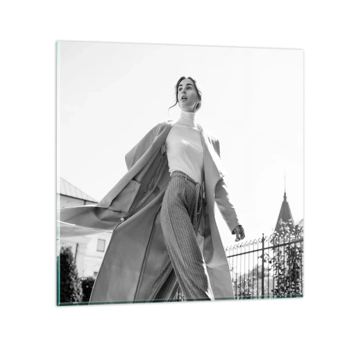 Glasbild - Bild auf glas - Gehst du mit mir? - 30x30 cm