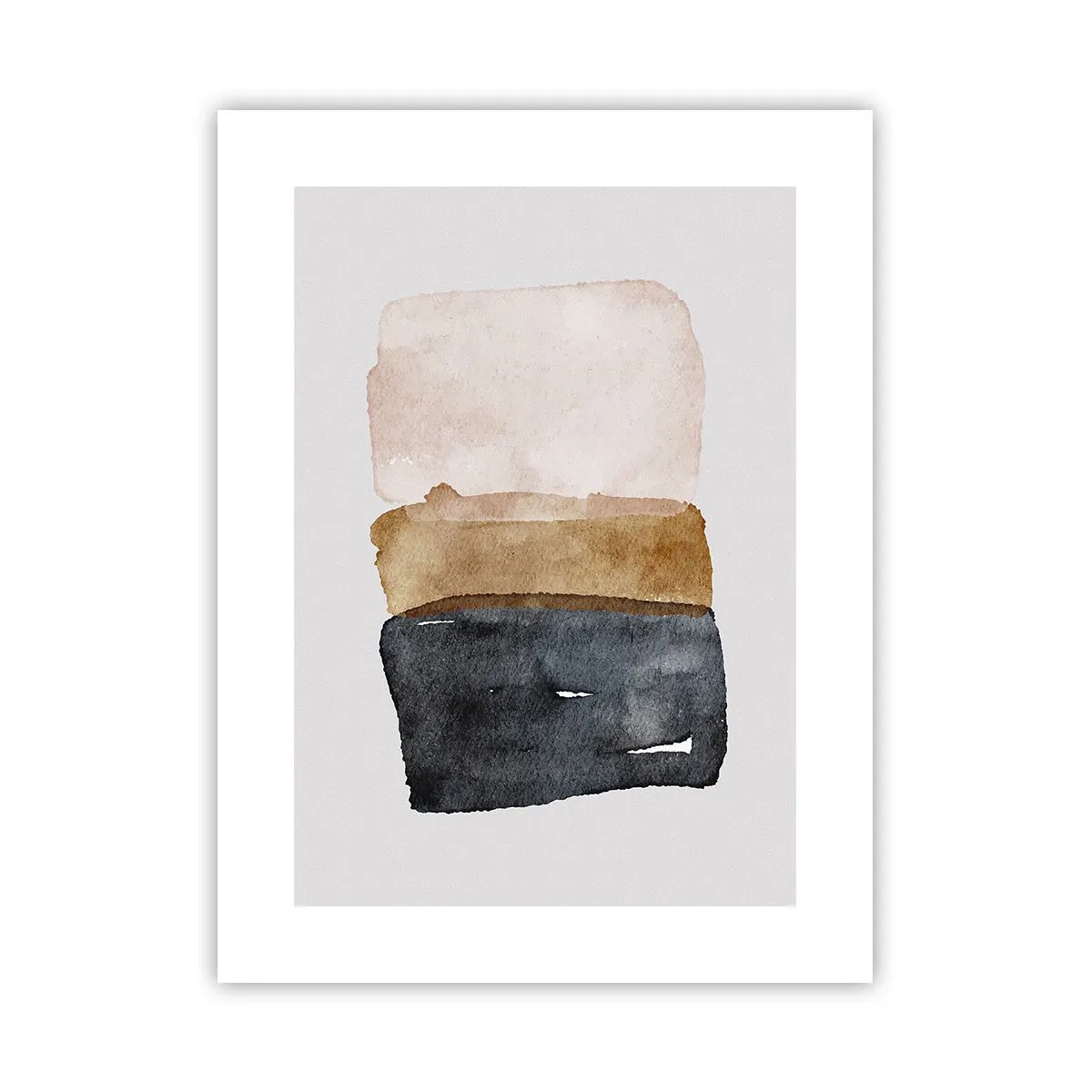 Poster - Die Komposition der Farben der Erde - 30x40 cm