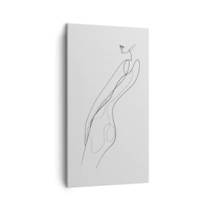 Bild auf Leinwand - Leinwandbild - Bloß ein Versprechen - 45x80 cm