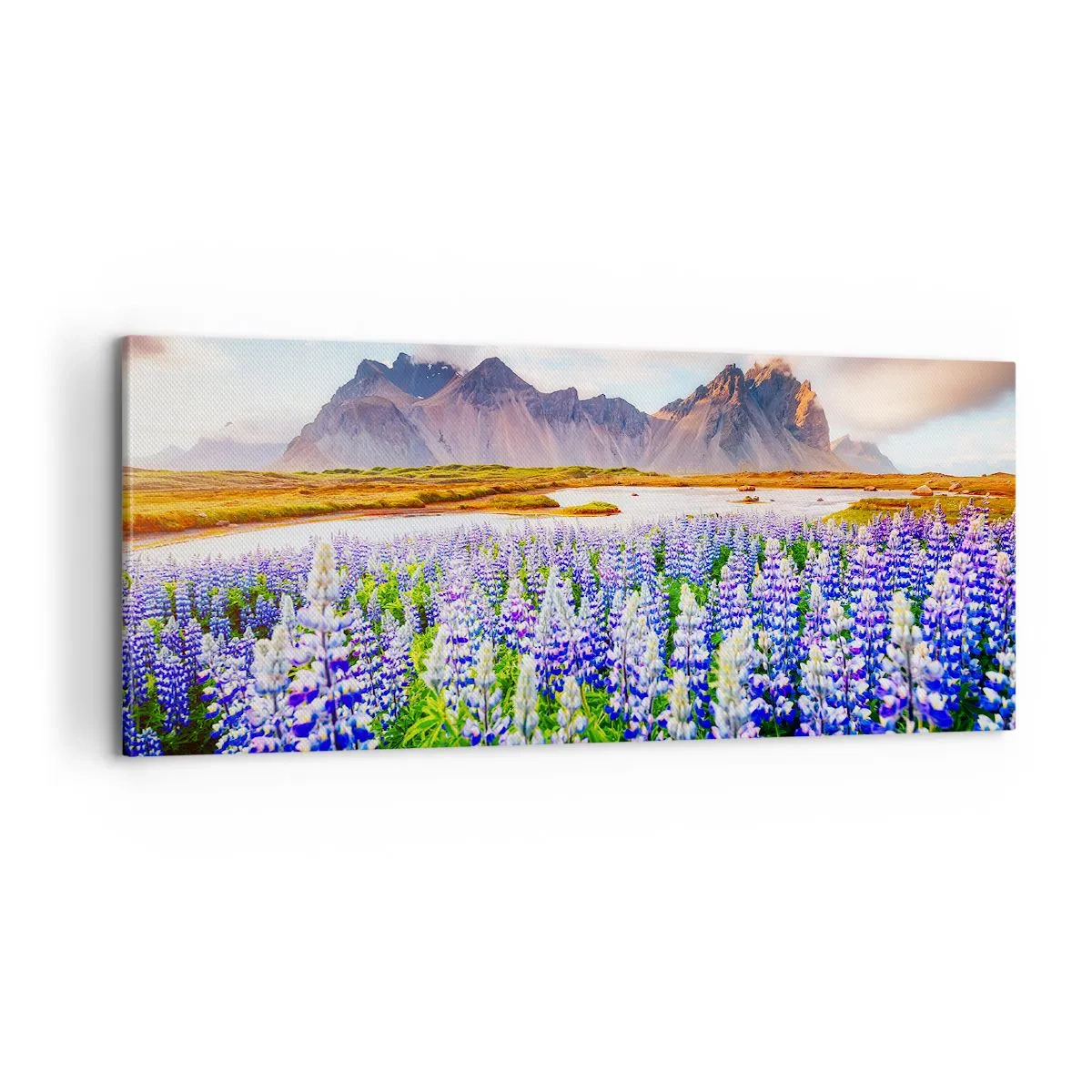Bild auf Leinwand - Leinwandbild - Kraft und Strenge neben Sanftmut - 100x40 cm
