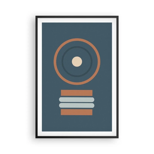 Poster in einem schwarzem Rahmen - Das Wesen der Dinge - 61x91 cm