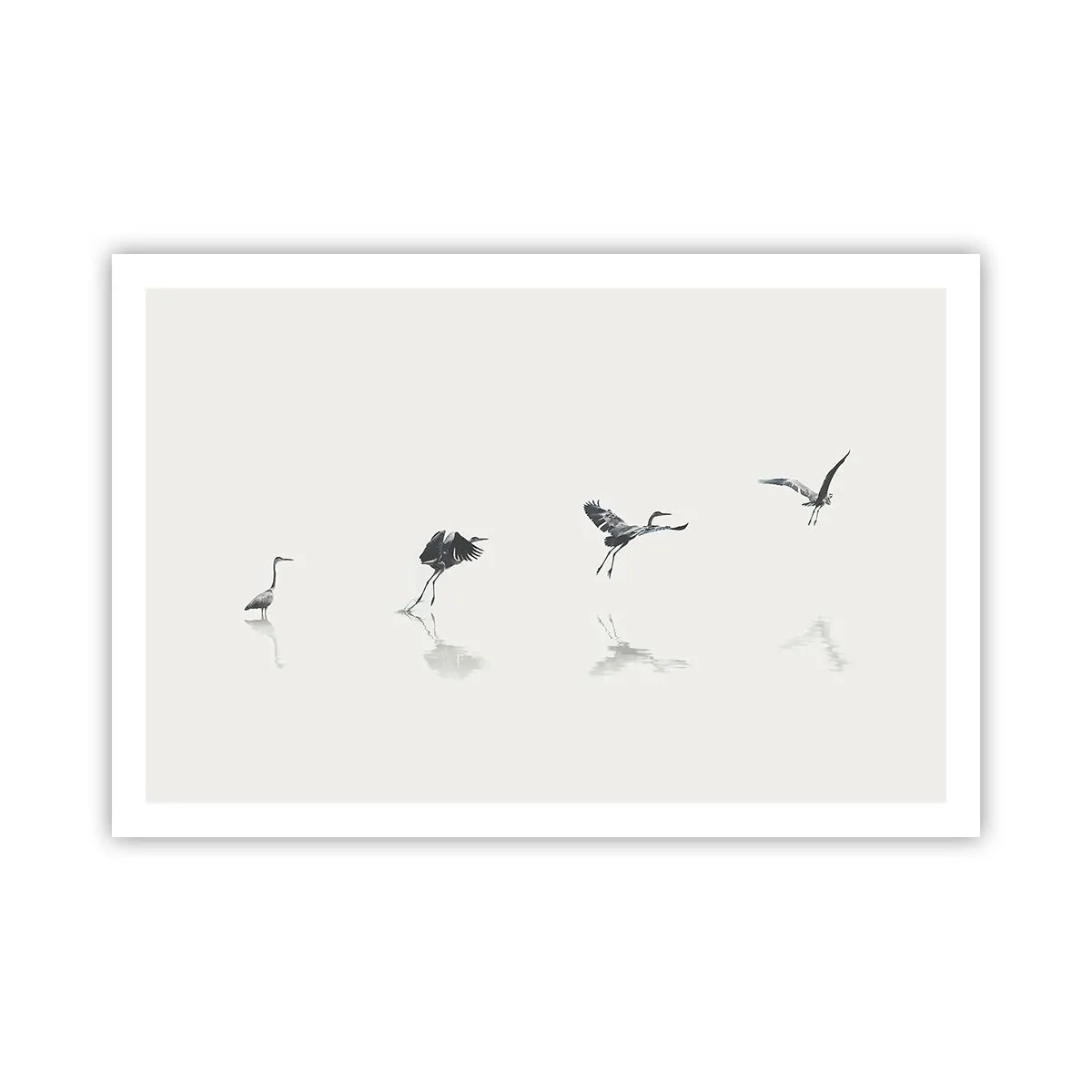 Poster - Vier einfache Schritte - 91x61 cm