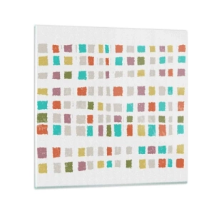 Glasbild - Bild auf glas - Unbekanntes Spiel - 30x30 cm