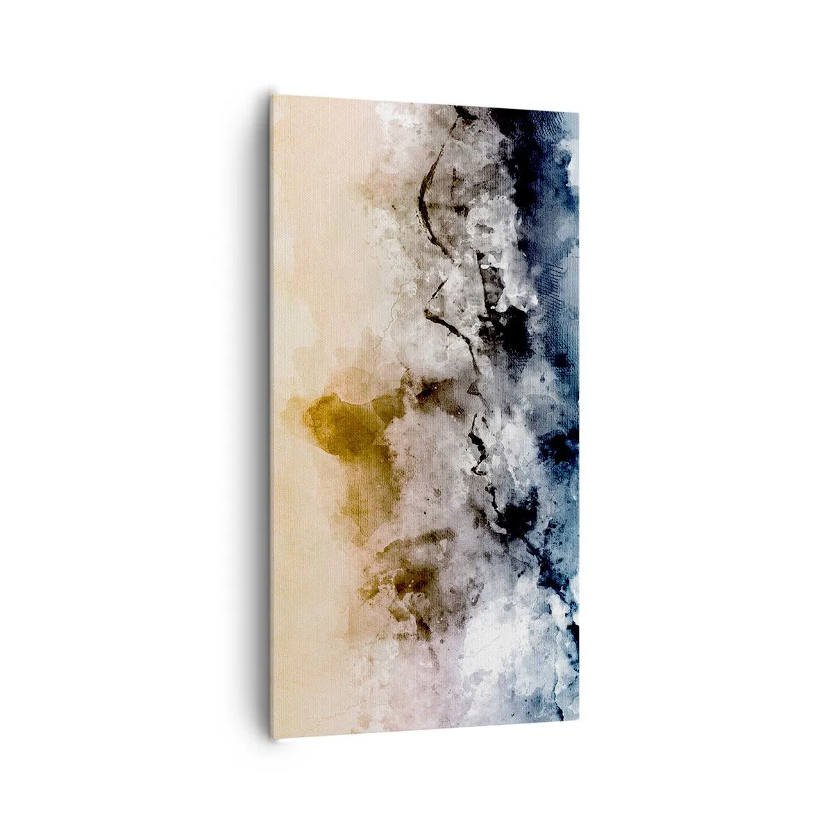 Bild auf Leinwand - Leinwandbild - In einer Nebelwolke ertrunken - 65x120 cm