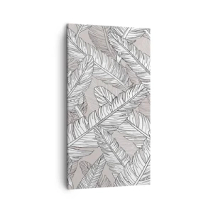 Bild auf Leinwand - Leinwandbild - Ein Federwirbel - 45x80 cm