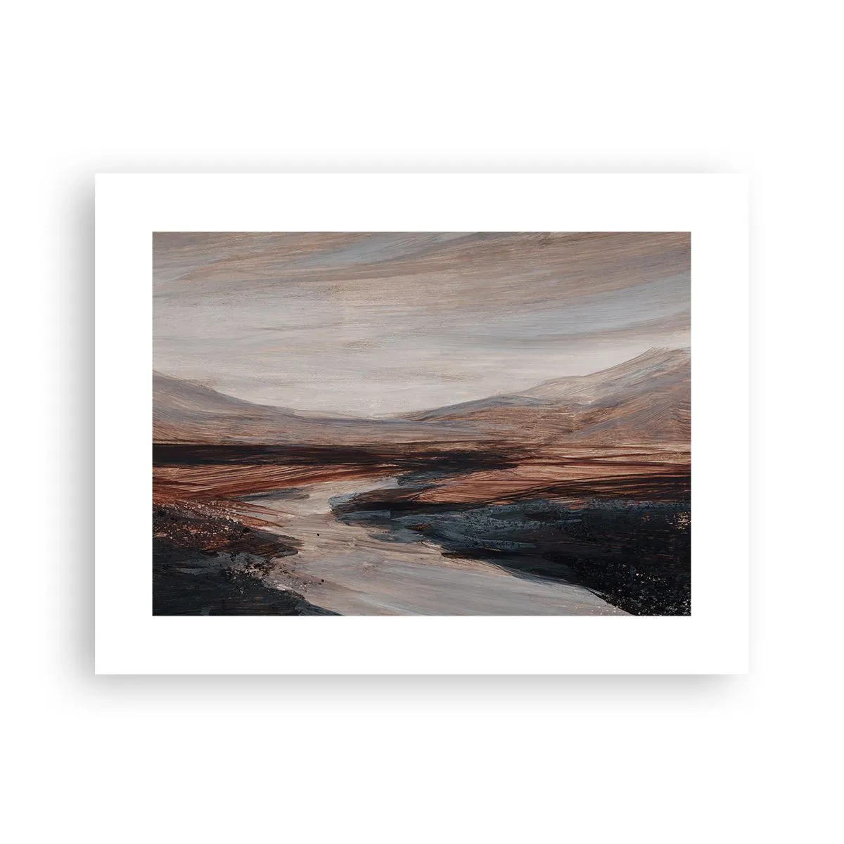 Poster - Ruhiges Tal - 40x30 cm