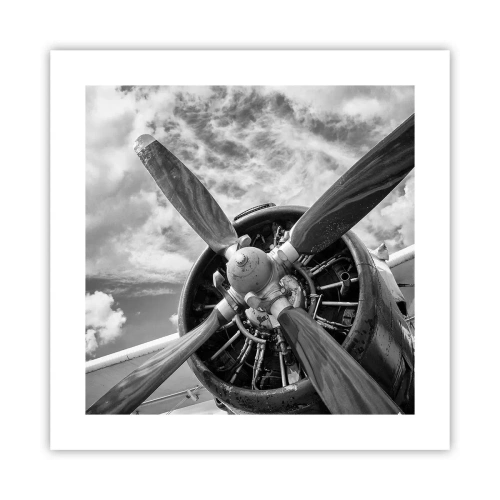 Poster - Eroberer der Lüfte - 40x40 cm