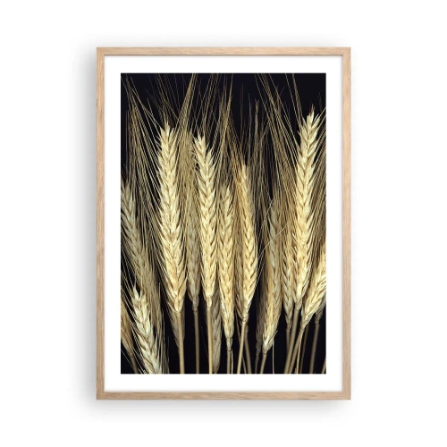 Poster in einem Rahmen aus heller Eiche - Rustikale Magie - 50x70 cm