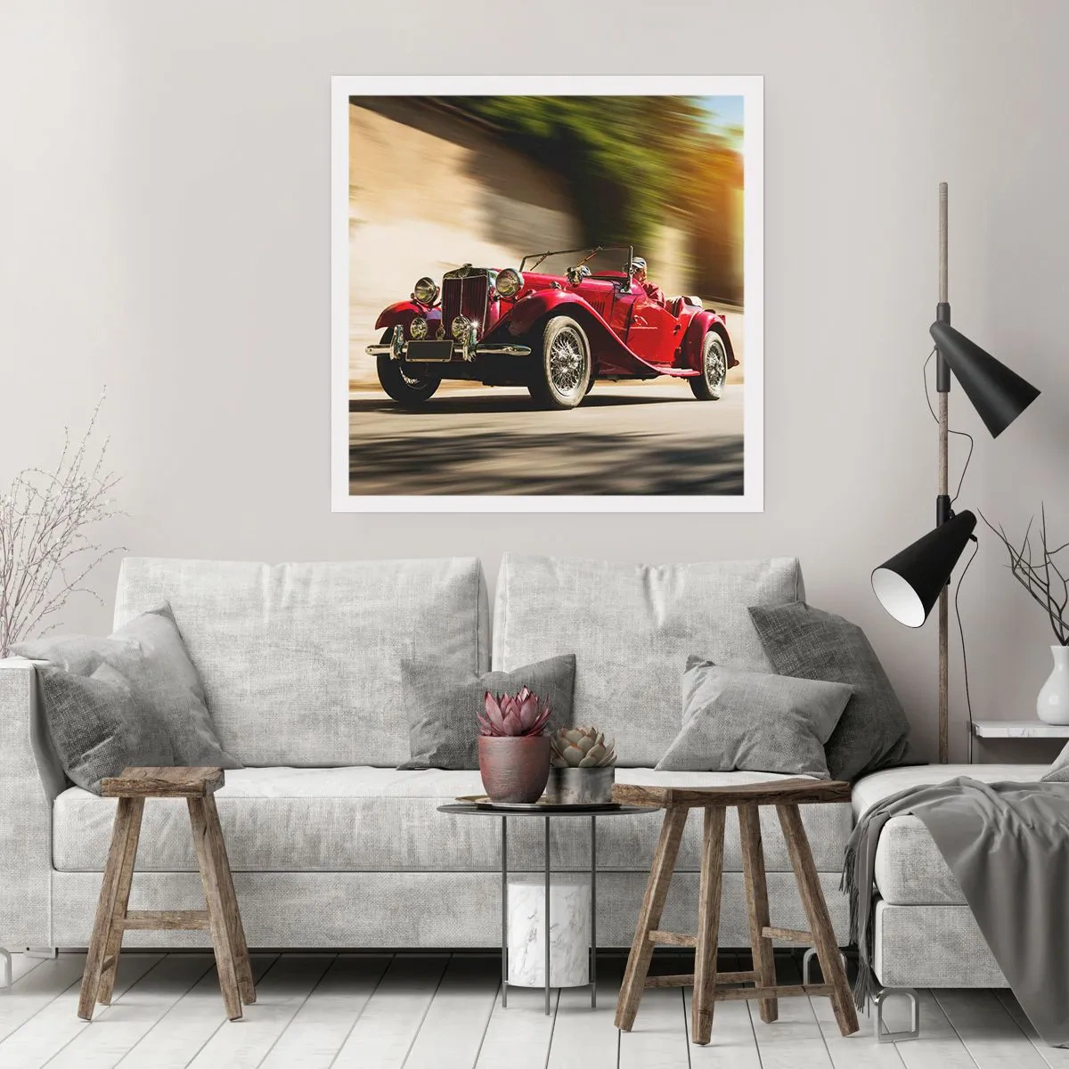 Poster - Schöner als Nike von Samothrake - 40x40 cm