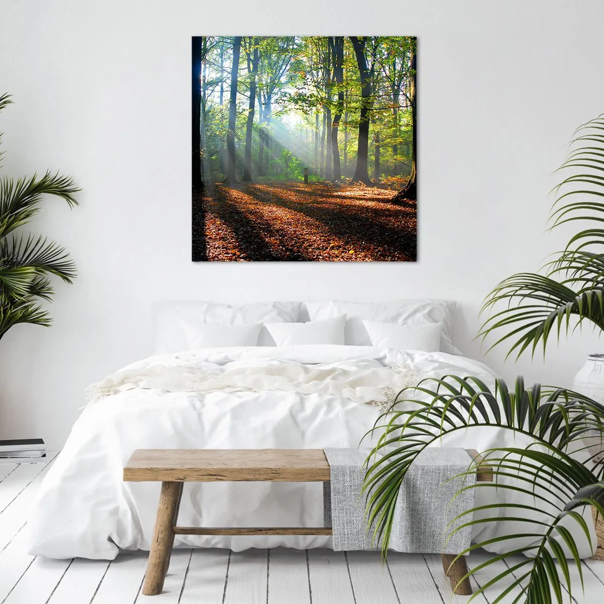 Bild auf Leinwand - Leinwandbild - Licht und Schatten - 40x40 cm