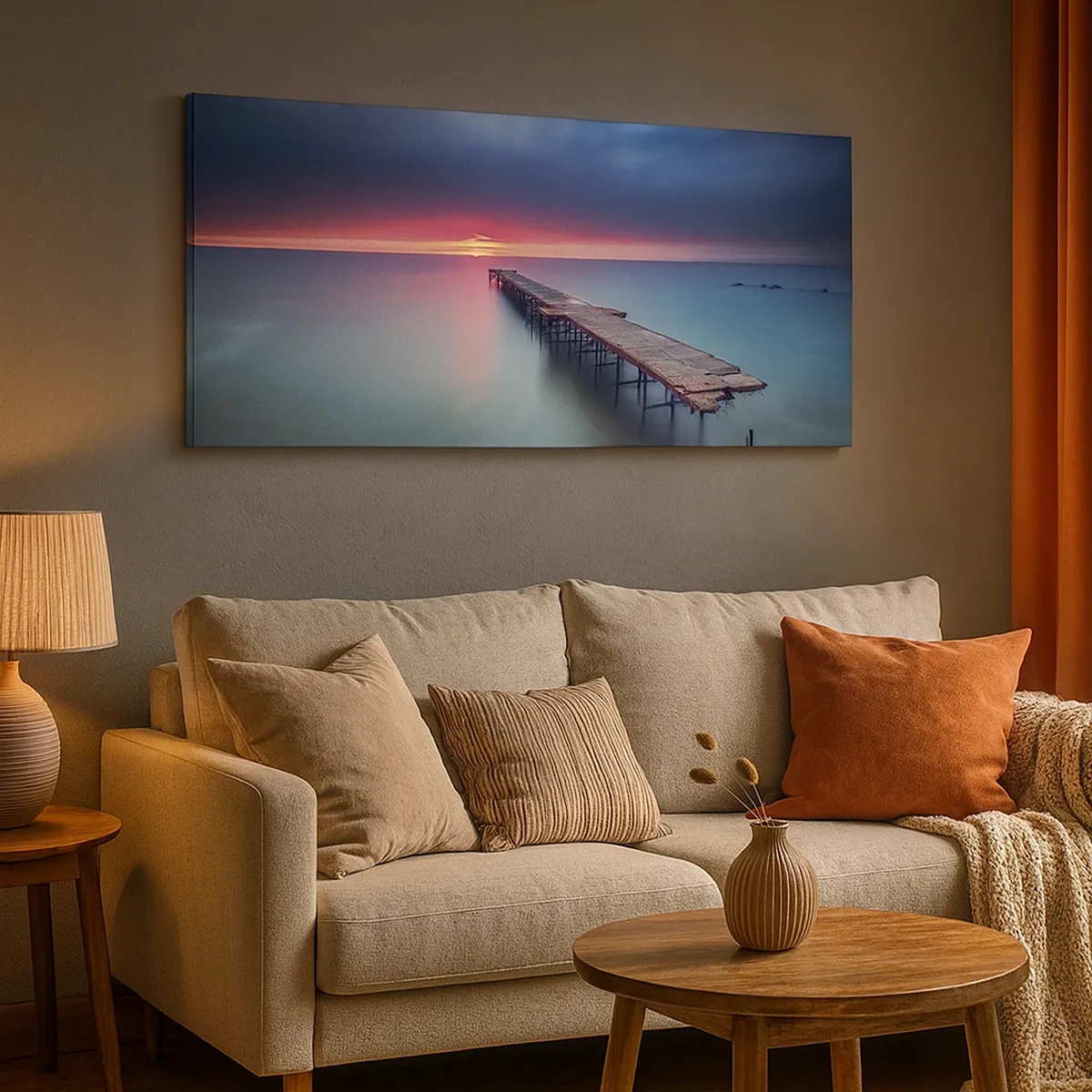 Bild auf Leinwand - Leinwandbild - Zwischen Himmel und Erde - 30x30 cm