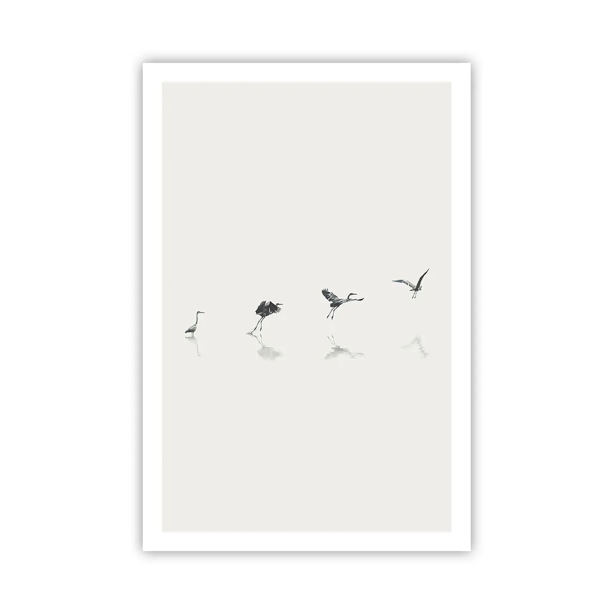 Poster - Vier einfache Schritte - 61x91 cm